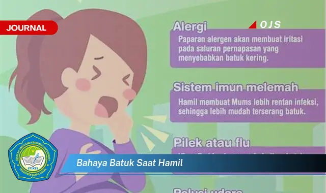bahaya batuk saat hamil