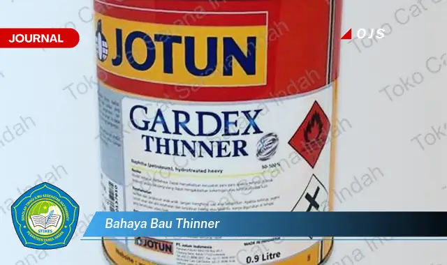 bahaya bau thinner