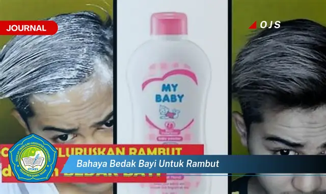 bahaya bedak bayi untuk rambut