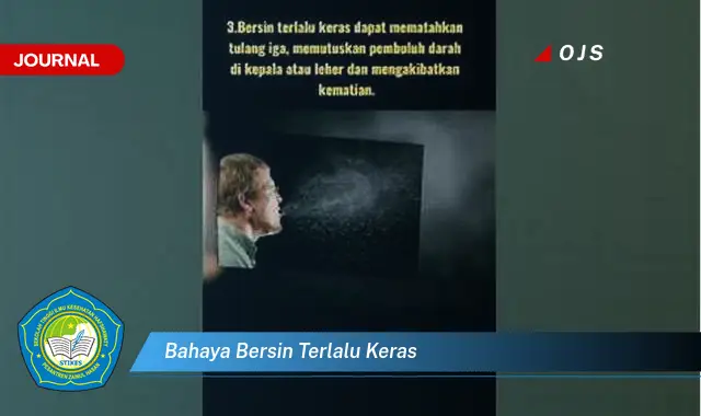 bahaya bersin terlalu keras