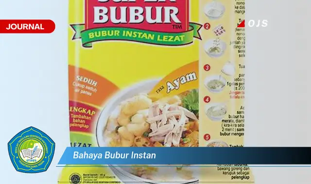 bahaya bubur instan