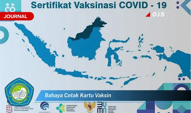 bahaya cetak kartu vaksin