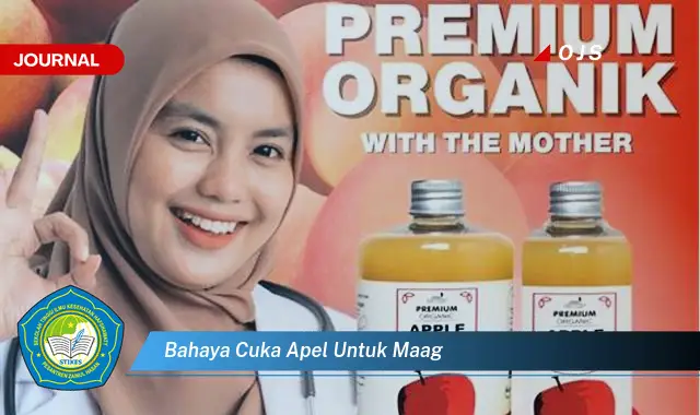bahaya cuka apel untuk maag
