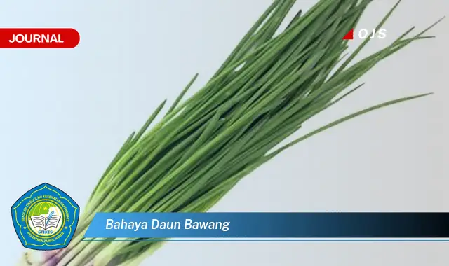 bahaya daun bawang