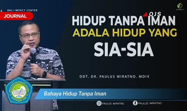 bahaya hidup tanpa iman