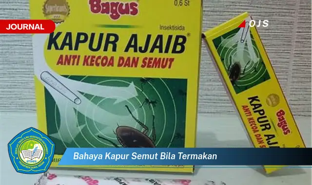 bahaya kapur semut bila termakan