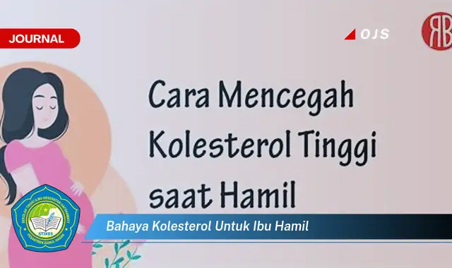 bahaya kolesterol untuk ibu hamil