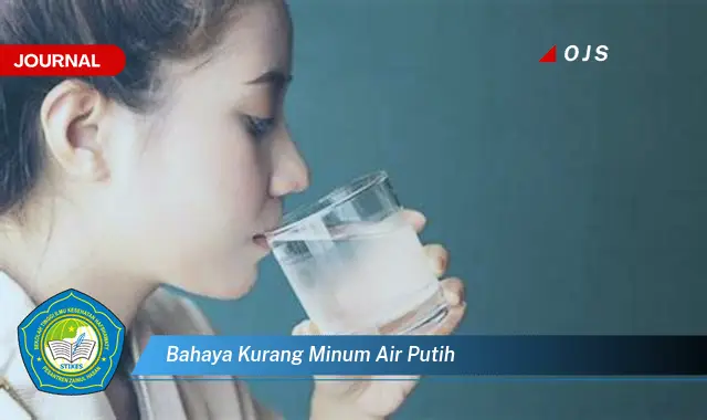 bahaya kurang minum air putih