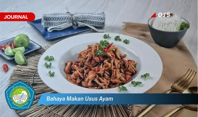 bahaya makan usus ayam