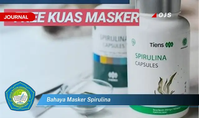 bahaya masker spirulina