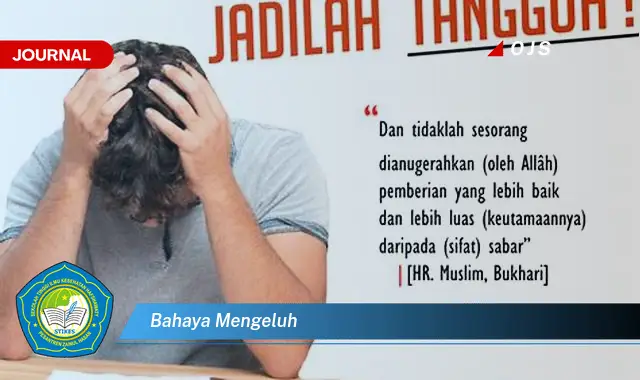 bahaya mengeluh