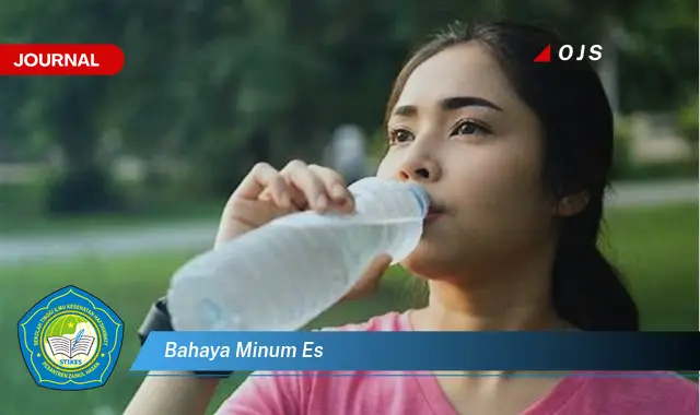 bahaya minum es