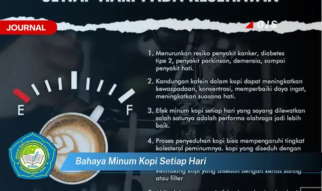 bahaya minum kopi setiap hari