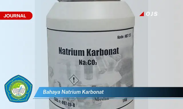 bahaya natrium karbonat