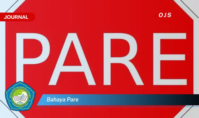 bahaya pare