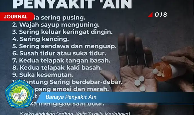 bahaya penyakit ain