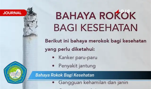 bahaya rokok bagi kesehatan