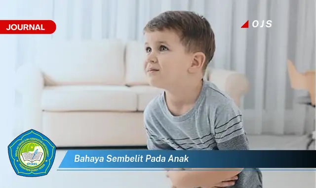bahaya sembelit pada anak