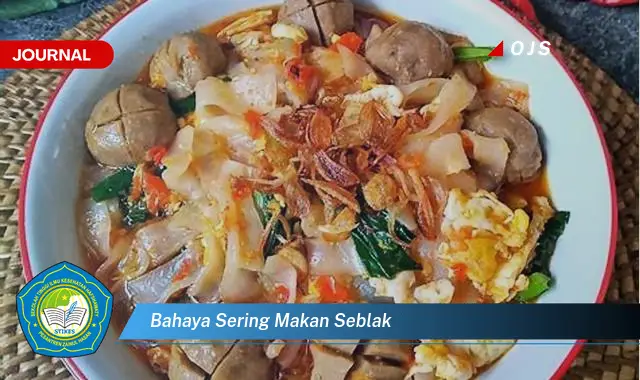 bahaya sering makan seblak