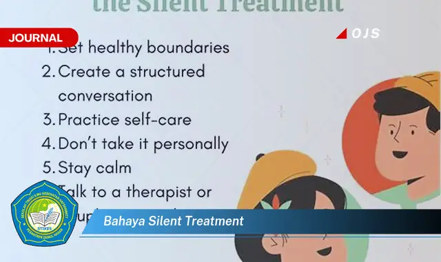 bahaya silent treatment