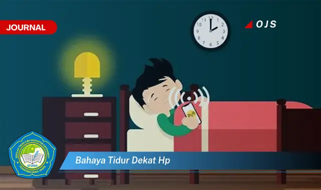 bahaya tidur dekat hp