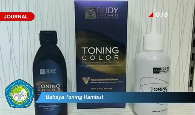 bahaya toning rambut