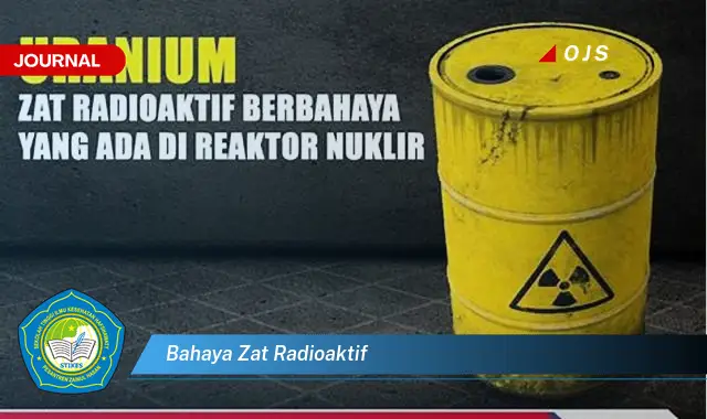 bahaya zat radioaktif