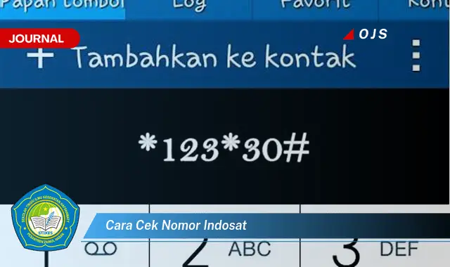 cara cek nomor indosat