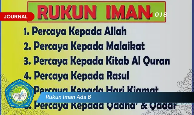 rukun iman ada 6