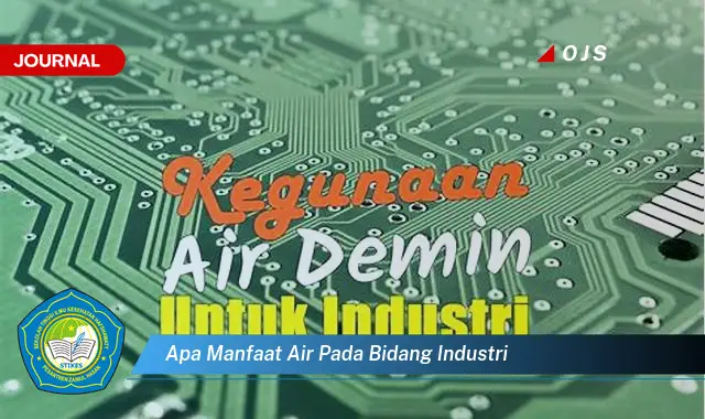 apa manfaat air pada bidang industri