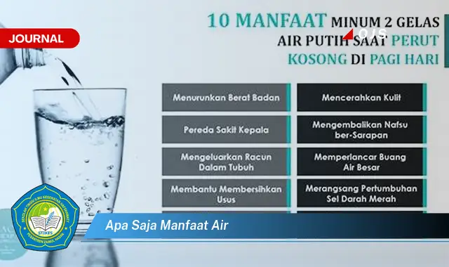 apa saja manfaat air