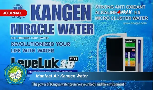 manfaat air kangen water