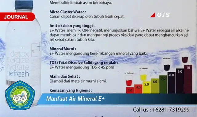 manfaat air mineral e+