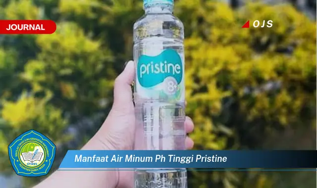 manfaat air minum ph tinggi pristine