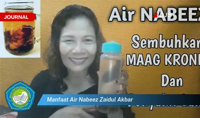 manfaat air nabeez zaidul akbar