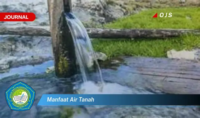 manfaat air tanah