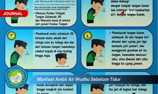 manfaat ambil air wudhu sebelum tidur