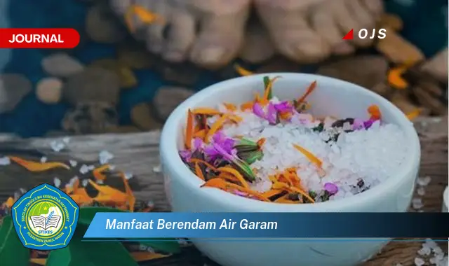 manfaat berendam air garam