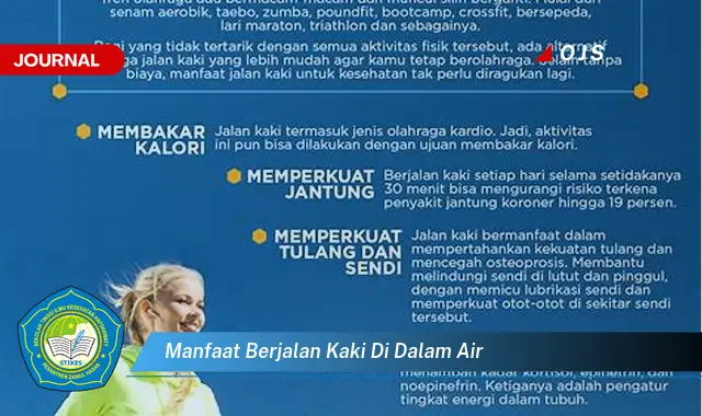 manfaat berjalan kaki di dalam air