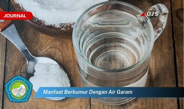 manfaat berkumur dengan air garam