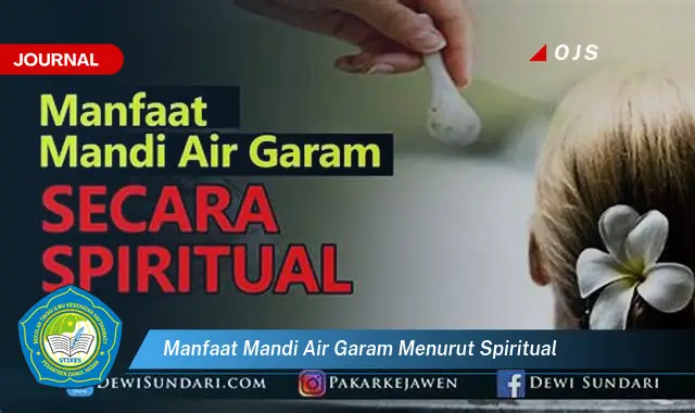 manfaat mandi air garam menurut spiritual