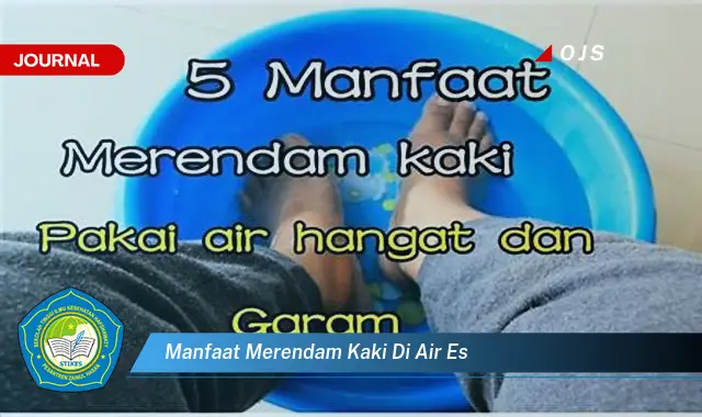 manfaat merendam kaki di air es