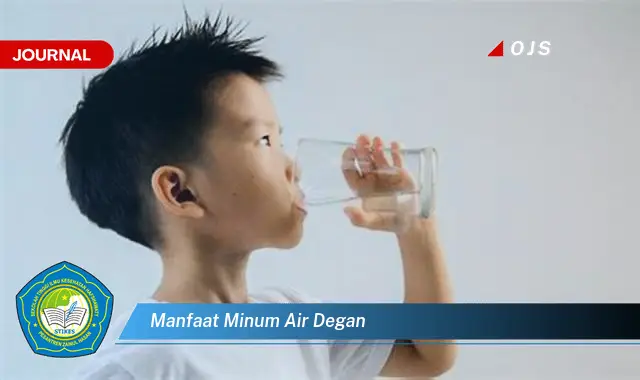 manfaat minum air degan