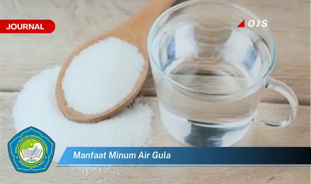 manfaat minum air gula