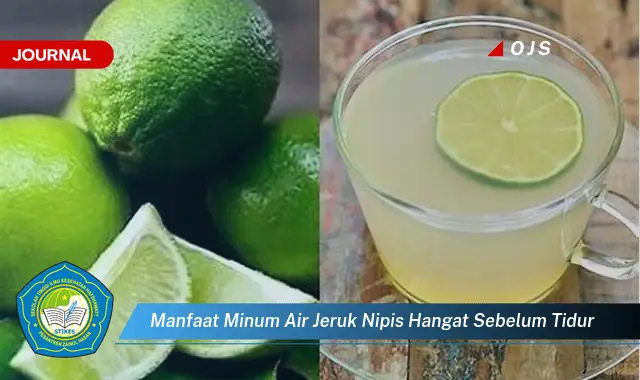 manfaat minum air jeruk nipis hangat sebelum tidur