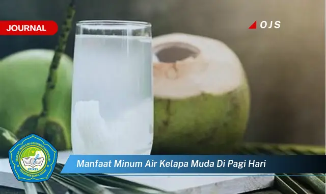 manfaat minum air kelapa muda di pagi hari