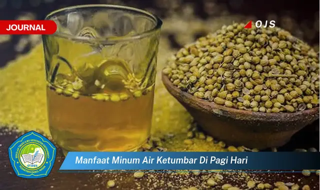 manfaat minum air ketumbar di pagi hari