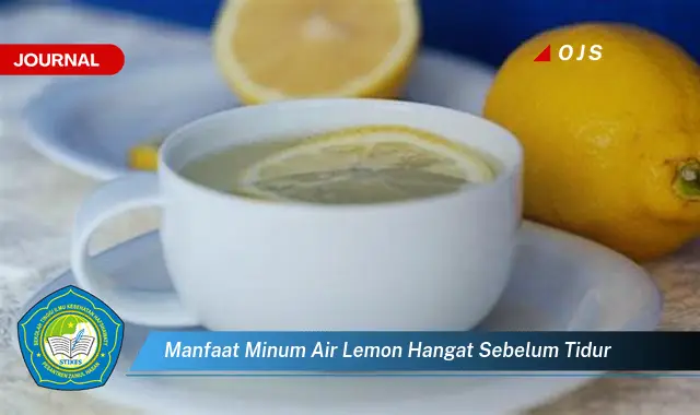 manfaat minum air lemon hangat sebelum tidur