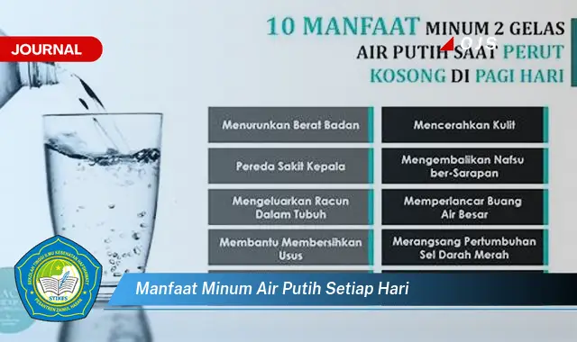 manfaat minum air putih setiap hari