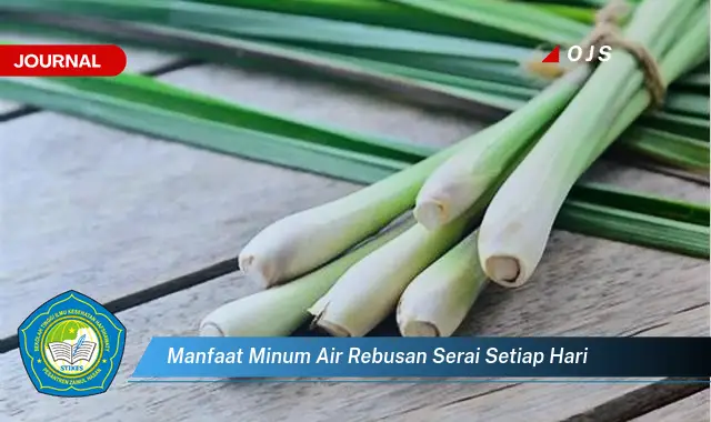 manfaat minum air rebusan serai setiap hari